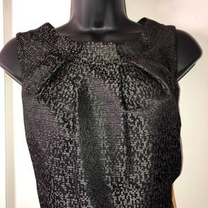 708. NWOT Pleated Neck Sheath Dress